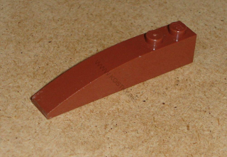 Lego 701288 (42022) šikmá, zakulacená 6x1 1 ks POUŽITÉ