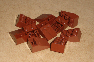 Lego 310215-X (3747b) šikmá, inverted 33 3x2 10 ks POUŽITÉ