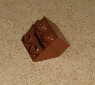 Lego 310795 (3660) šikmá, inverted 45 2x2 1 ks POUŽITÉ