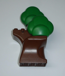 Lego Duplo D25003 (6411, 74587) strom hnědý se zelenými listy POUŽITÉ