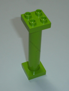 Lego Duplo D35104 (57888) sloup 2x2x6 lime POUŽITÉ