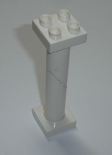 Lego Duplo D35106 (57888) sloup 2x2x6 bílý POUŽITÉ