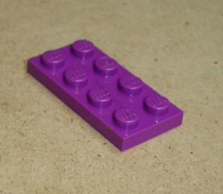 Lego 202740 (3020) destička, podložka 2x4 1 ks POUŽITÉ