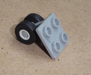 Lego 647210 (bb0164c01, 4870, 6230c01) díl na letadlo podvozek s dvěmi koly POUŽITÉ