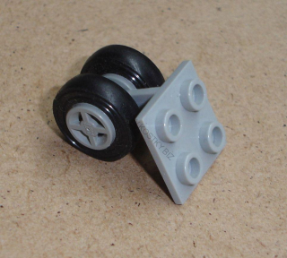 Lego 647260 (4870c01) díl na letadlo podvozek s dvěmi koly POUŽITÉ