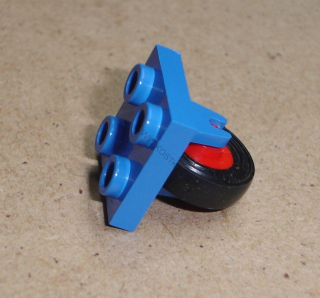 Lego 647325 (8c01) díl na letadlo podvozek 2x2 s kolem (red) POUŽITÉ