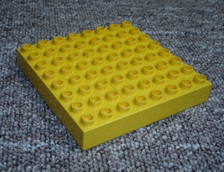 Lego Duplo D20582 (31113) kostka 8x8 žlutá POUŽITÉ