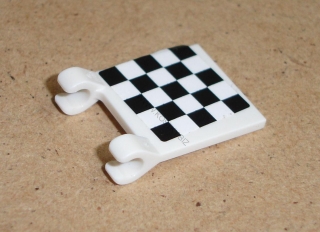 Lego 950910 (2335pb077) vlajka 2x2 s nálepkou 1 ks POUŽITÉ
