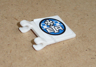 Lego 930010 (2335pb054) vlajka 2x2 s nálepkou na obou stranách (set 8124) 1 ks POUŽITÉ