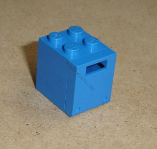 Lego 924681-2 (4345a, 4346) box 2x2x2 s modrými dvířky POUŽITÉ