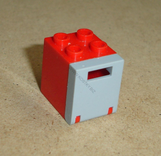 Lego 924665-8 (4345, 4346) box 2x2x2 se sv. šedými dvířky 1 ks POUŽITÉ