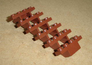 Lego 943650 (30134) schody 7x4x6 (6 schodů) 1 ks POUŽITÉ