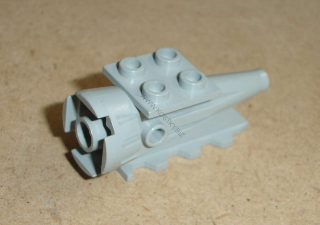 Lego 653311 (4746) díl pro letadlo - ocas 4x2x2, raketová tryska 1 ks POUŽITÉ