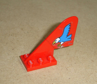 Lego 653329 (3587pb02) díl pro letadlo - ocas s s nálepkou na obou stranách 1 ks POUŽITÉ