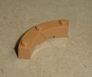Lego 700287-2 (48092) kulatá kostka 4x4 čtvrtkruh 1 ks POUŽITÉ