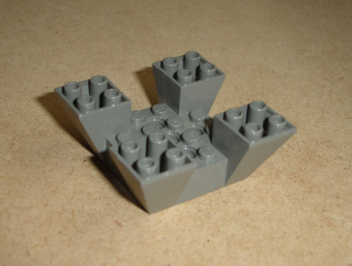 Lego 311745 (30373) šikmá, inverted 65 6x6x2 1 ks POUŽITÉ