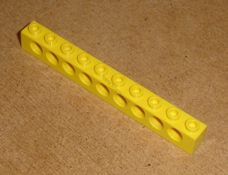 Lego 507050 (2730) technic kostka 1x10 1 ks POUŽITÉ