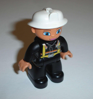 Lego Duplo D80301 (47394pb238) figurka hasič (žena) POUŽITÉ