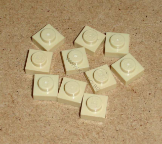 Lego 200240-X (3024) destička, podložka 1x1 10 ks POUŽITÉ