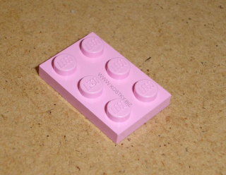 Lego 202335 (3021) destička, podložka 2x3 1 ks POUŽITÉ