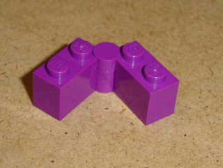 Lego 660149 (3830c01, 3830, 3831) panty kostka 1x4 (dvě části) 1 ks POUŽITÉ