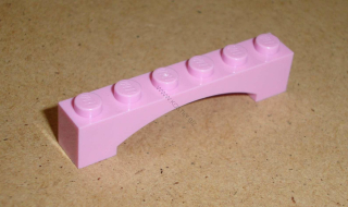 Lego 421565 (92950) mostový oblouk 1x6 1 ks POUŽITÉ