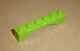 Lego 421605 (92950) mostový oblouk 1x6 1 ks POUŽITÉ