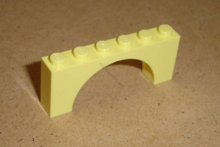Lego 421660 (15254) mostový oblouk 1x6x2 1 ks POUŽITÉ