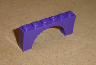 Lego 421680 (15254) mostový oblouk 1x6x2 1 ks POUŽITÉ