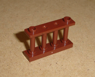 Lego 425395 (15332) plot, zábradlí 1x4x2 1 ks POUŽITÉ