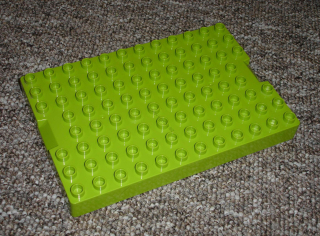 Lego Duplo D20591 (93607) kostka 8x12 speciální lime POUŽITÉ