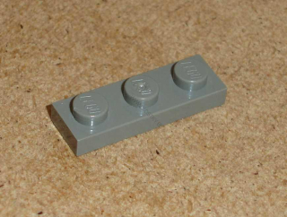 Lego 200760 (3623) destička, podložka 1x3 1 ks POUŽITÉ