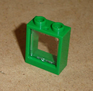 Lego 400582-3 (60592, 60601) okno 1x2x2 se sklem (trans-clear) POUŽITÉ
