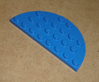 Lego 700539-2 (22888) kulatá destička 4x8 půlhruh 1 ks POUŽITÉ
