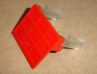 Lego 931556 (822bc01) vrata garáže červená (složeno ze 3 ks) POUŽITÉ