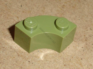 Lego 700249 (85080) kulatá kostka 2x2 čtvrtkruh 1 ks POUŽITÉ