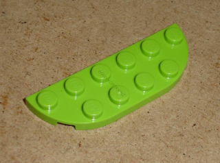 Lego 700542-2 (18980) kulatá destička 2x6 1 ks POUŽITÉ