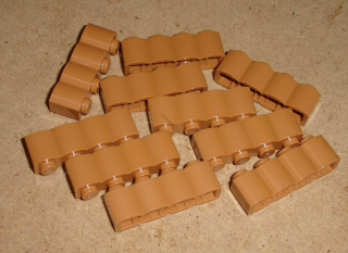 Lego 152940-X (30137) kostky ve tvaru klády 10 ks POUŽITÉ
