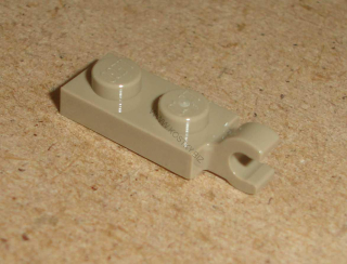 Lego 257425 (63868) destička speciální 1x2, klip 1 ks POUŽITÉ