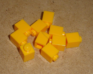 Lego 100025-X (3005) kostka 1x1 10 ks POUŽITÉ