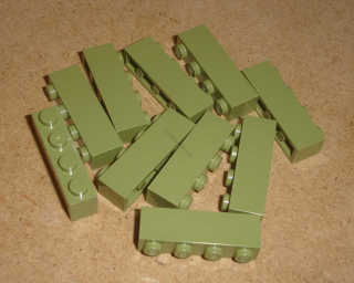 Lego 102015-X (3010) kostka 1x4 10 ks POUŽITÉ