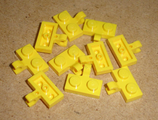 Lego 257650-X (11476) destička speciální 1x2, klip 10 ks POUŽITÉ