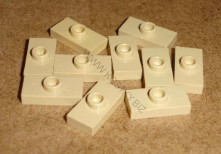 Lego 256340-X (3794a) destička speciální 1x2 10 ks POUŽITÉ