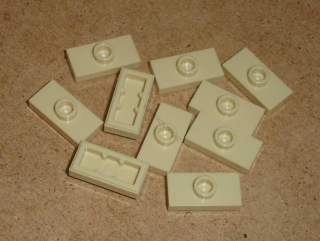 Lego 256200-X (15573) destička speciální 1x2 10 ks POUŽITÉ