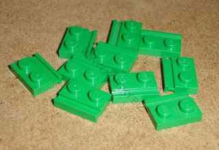 Lego 257775-X (32028) destička speciální 1x2, drážka pro dveře 10 ks POUŽITÉ