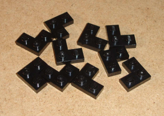 Lego 202135-X (2420) destička 2x2 rohová 10 ks POUŽITÉ