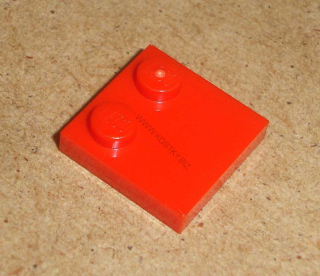 Lego 266555 (33909) destička hladká spec. 2x2 1 ks POUŽITÉ