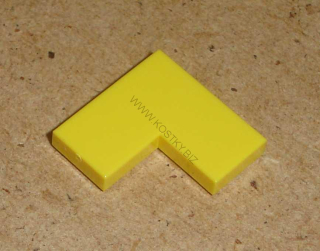 Lego 602010 (14719) hladké kostky 2x2 rohové 1 ks POUŽITÉ