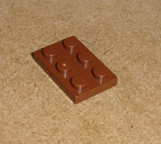 Lego 202340 (3021) destička, podložka 2x3 1 ks POUŽITÉ