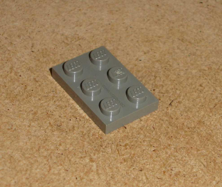 Lego 202365 (3021) destička, podložka 2x3 1 ks POUŽITÉ